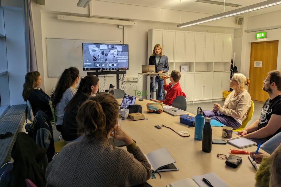 Thomas Scherer during his lecture