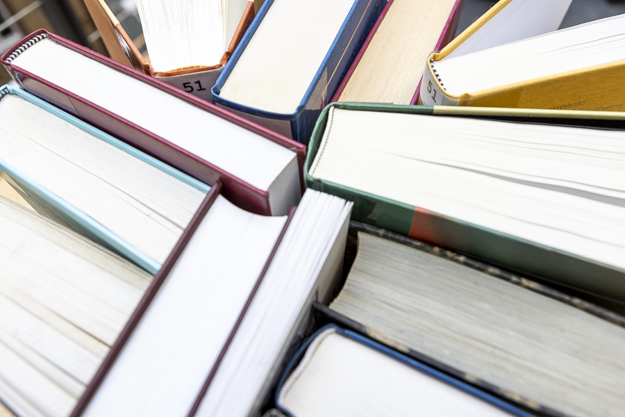 die Bücher, Nahaufnahme die Bücher, Nahaufnahme